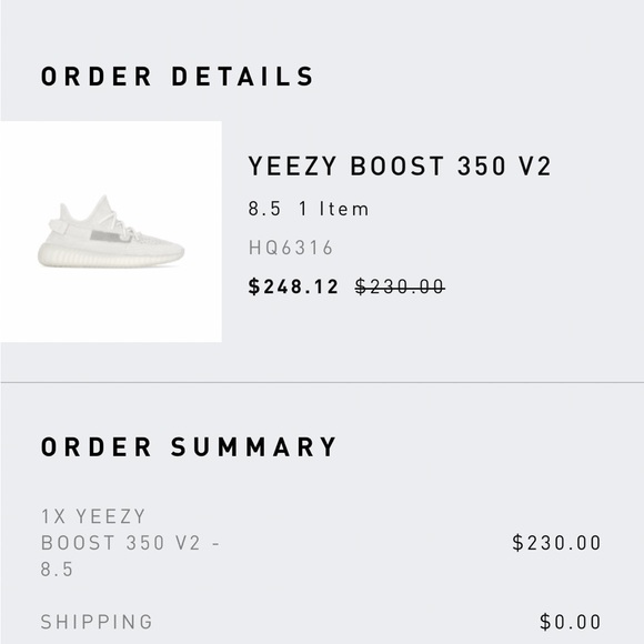 YEEZY BOOST 350 V2 in BONE - Picture 5 of 5